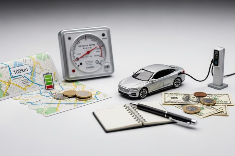 Ile kosztuje przejechanie 100 km autem elektrycznym?