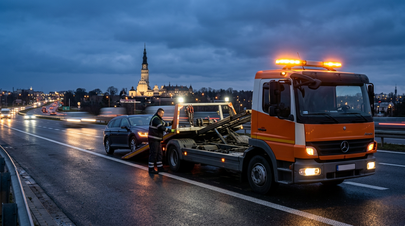 Ranking pomocy drogowych Częstochowa 2026 - kogo wybrać przy awarii?