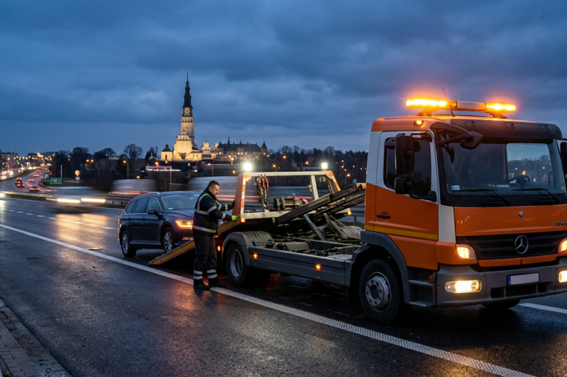 Ranking pomocy drogowych Częstochowa 2026 – kogo wybrać przy awarii?