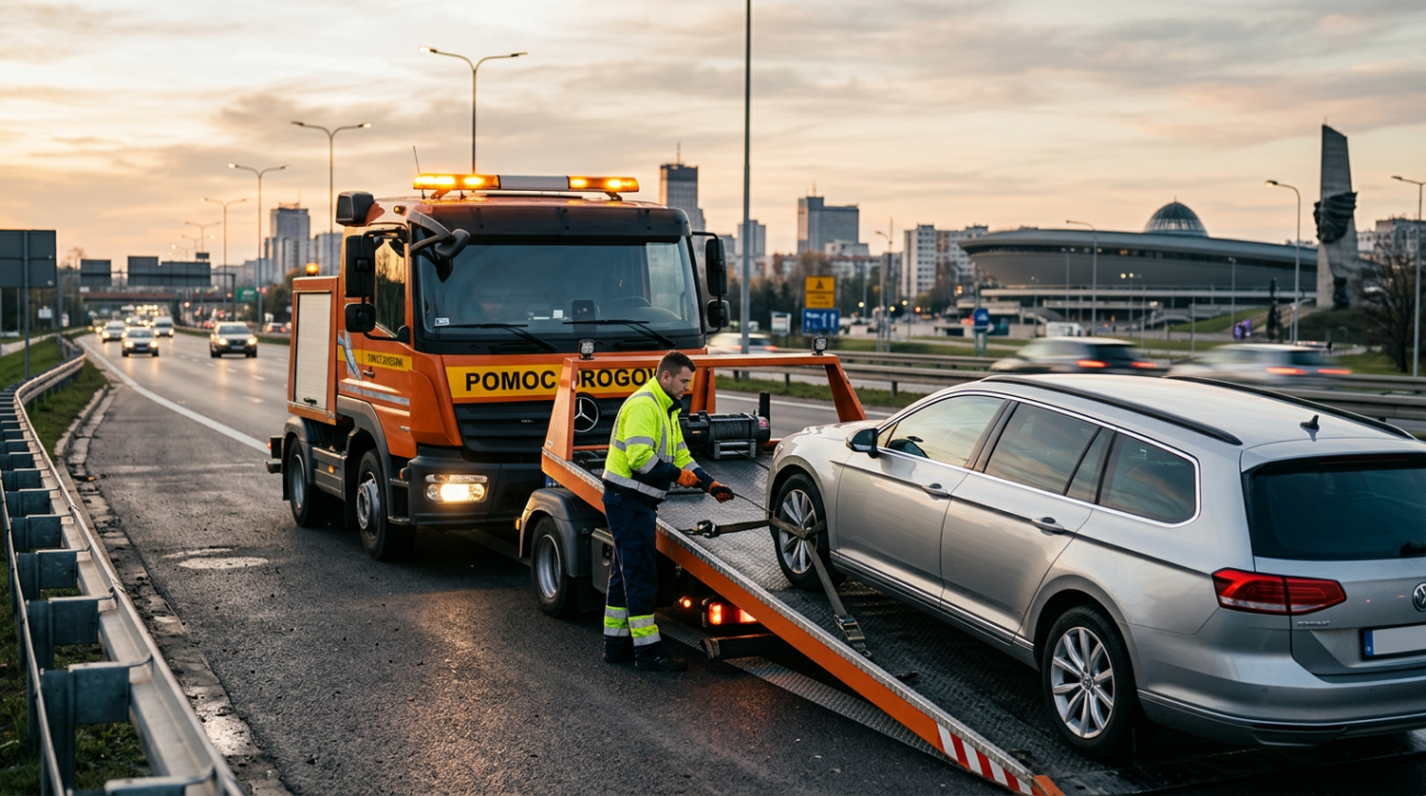 Ranking pomocy drogowych Katowice 2026 - Najlepsze lawety 24/7