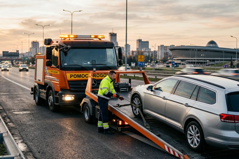 Ranking pomocy drogowych Katowice 2026 - Najlepsze lawety 24/7