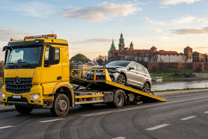 Ranking pomocy drogowych Kraków 2026 - kogo wybrać w nagłej awarii?