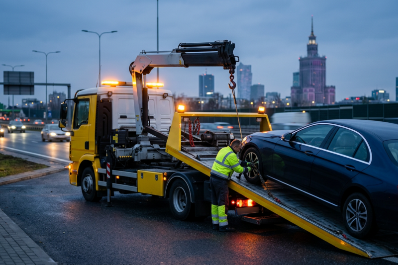 Ranking pomocy drogowych Warszawa 2026 – Najlepsze lawety i holowanie