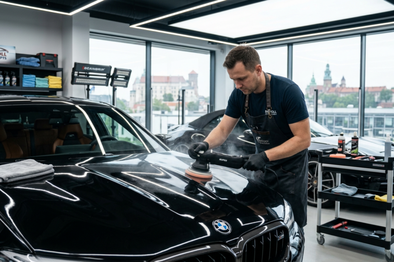 Ranking studiów auto detailingu w Krakowie 2026 - Gdzie najlepiej oddać auto?