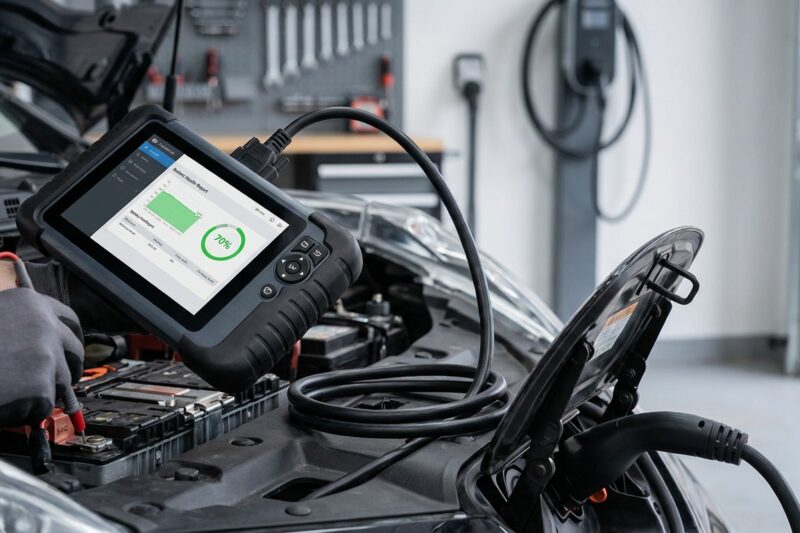 Jak sprawdzić kondycję baterii w używanym samochodzie elektrycznym?